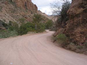 dirt road to tonto