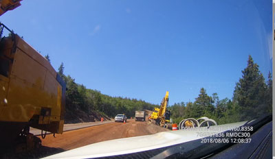 Construction on the Cabot Trail