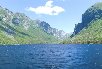 Western
        Brook Pond Fjord