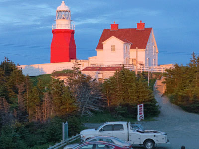 light house at
                twilight