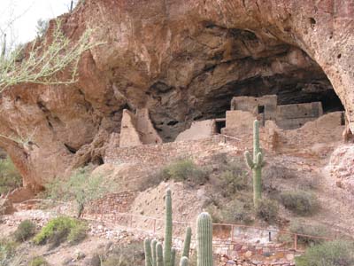 The ruins at Tonto National Munument