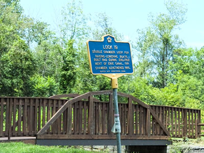 Erie Canal Double Lock 19 sign