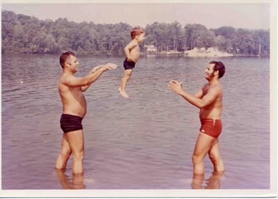 Michael flying at
        Sylvan Lake