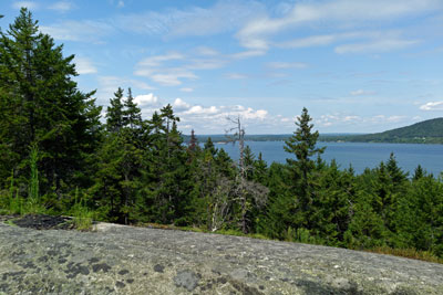 view from
        the trail overlook