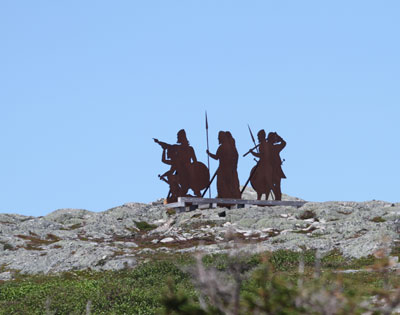 statues of Vikings