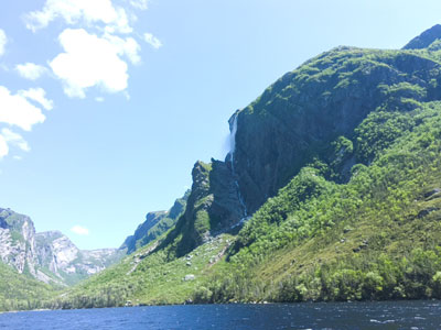 Waterfall in Fjord