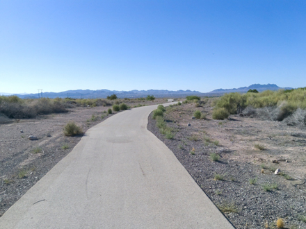 desert
        walking and bike trail