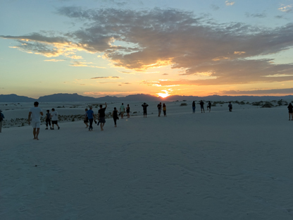 Sunset Walk White Sands