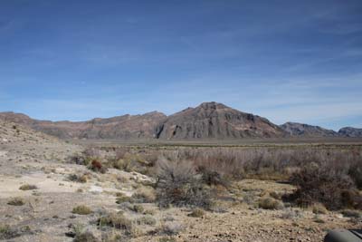 Mountain in the
        distance